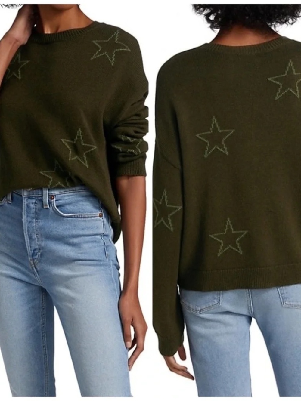 Rails Perci Star-Patterned Sweater size medium